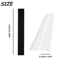 1PC/2pcs 63CM Stove Sealing Strip,Kitchen Stove Counter Gap Covers,Stainless Steel Stove Guard, Cooktop Trim Kit, Stove Gap Guards, Oven Gap Filler, Heat Resistant & Effectively Protect Stove Gap Filler,Protect Stove Gap Filler Sealing Spills In Kitchen