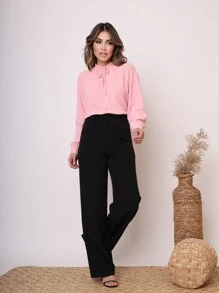 Women Blouses - 粉色 - 查看 2