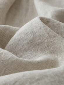 Women's Linen Blouse Shirt, Long Sleeve Crew Neck Button-Up Casual Comfortable Shirt, Suitable For Spring And Autumn Seasons