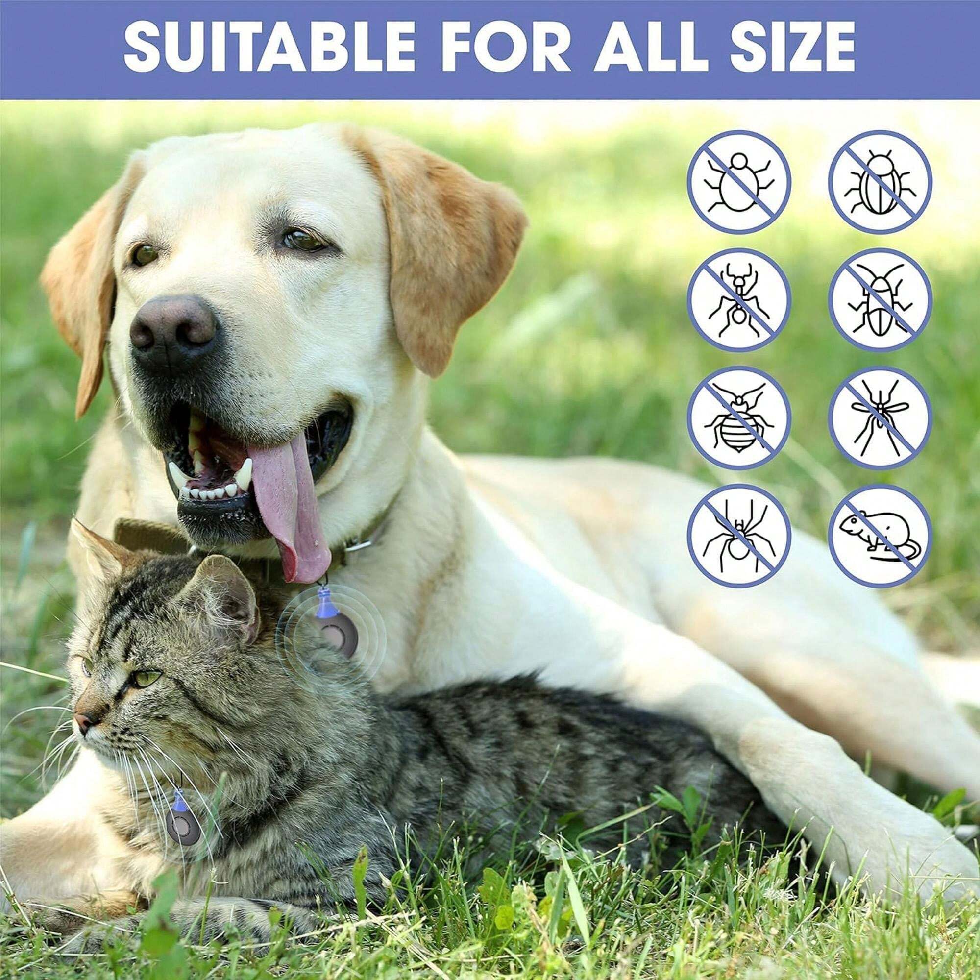 1pc Portable HookType Pet Insect Repeller, Multifunctional USB