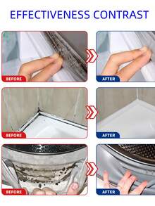 Mould Remover Gel Multi-Functional Mould Remover Wall Tile Crevice Refrigerator Washing Machine Gel Ring Cleaner (With Tools) - Red - View 4