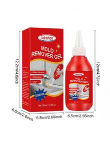 Mould Remover Gel Multi-Functional Mould Remover Wall Tile Crevice Refrigerator Washing Machine Gel Ring Cleaner (With Tools) - Red - View 2