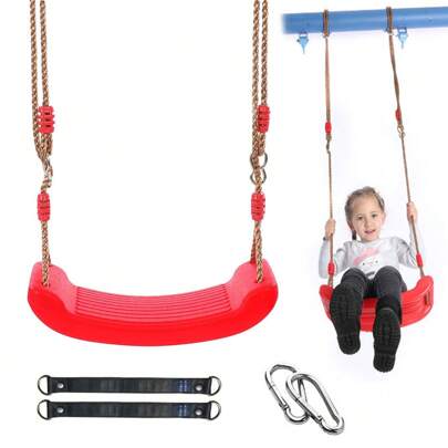 Juego de Columpio,Set de Columpio con Cuerda Ajustable,Columpio Hebilla,Seguro y Duradero,Juego de Columpios para Niños Mayores de 4 Años,se Puede Instalar en Interiores, Exteriores,árbol Etc.