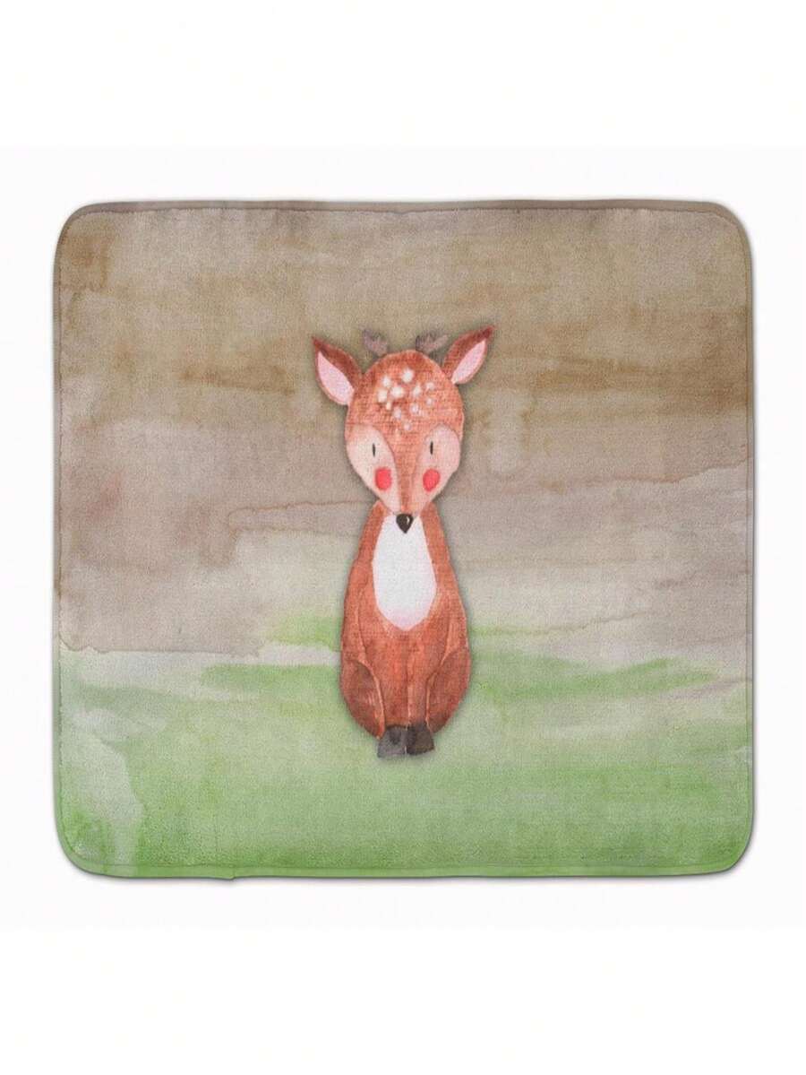 Carolines Treasures BB7442RUG Baby Deer Watercolor Machine Washable Memory Foam Mat - 彩色 - 查看 1