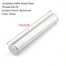 5/8-24 Aluminum NAPA 4003, WIX 24003, FUEL FILTER KIT 1X6 Silver - 銀色 - 查看 4