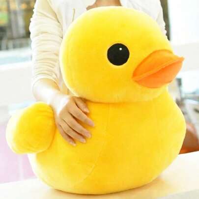 YUZHINUO Muñecos de peluche de pato amarillo grande, juguetes de peluche suaves y lindos de dibujos animados, regalos de cumpleaños para niños, niñas y bebés, decoraciones de vivero, excelentes para regalos y decoración del hogar, perfectos para Pascua, Navidad, Acción de Gracias, Año Nuevo y Día de San Valentín, ganso de peluche, animal de peluche grande, bebé