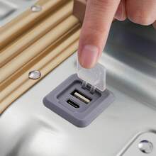 1pc 24in Aluminum Frame Luggage With USB Port, Vacation Carry-On Suitcase With Spinner Wheels And TSA Lock, Travel Trolley Case For Short Business Trips, Beach Holidays - White - View 9