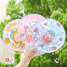 1pc Cartoon Reflective Foldable Fan, Portable Mini Fan For Selfies And On-The-Go, Cute And Convenient For Summer - Multicolor - View 1