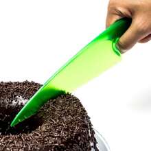 PLASTIC KNIFE FOR DESSERTS AND CAKES GREEN - 綠色 - 查看 1