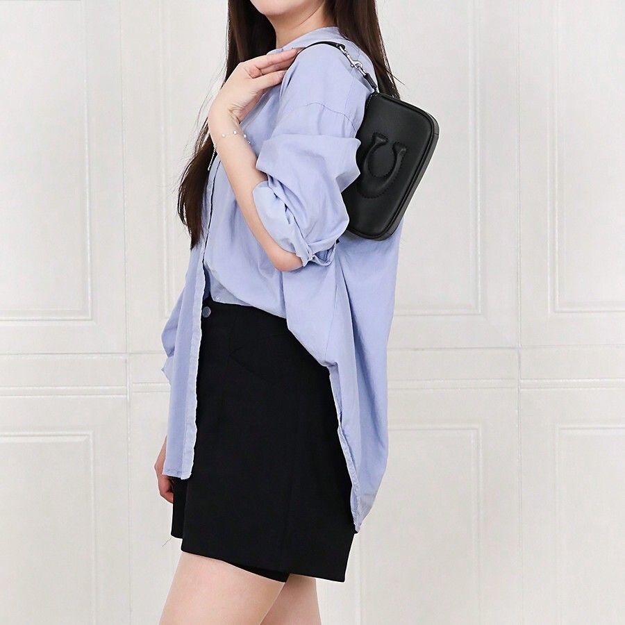 Coach Nolita 19 Classic Monogram Print Zipper Coated Canvas Shoulder