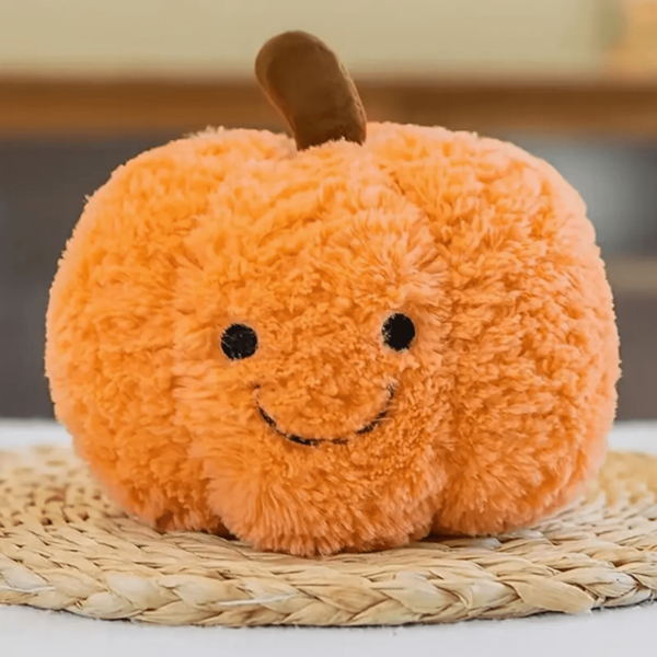 1 pièce Oreiller en forme de citrouille jaune festif pour la décoration de la maison pour Thanksgiving, canapé, lit et voiture - Idée de cadeau de vacances mignonne et confortable, Noël