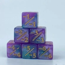 10pcs Standard 14mm Transparent Game Dice, 6-Sided Colored Game Dice, Suitable For  Adults Playing Games  ,Friends Party For Fun Dice