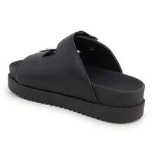 Women Flat Sandals - 黑色 - 查看 3