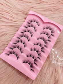 香港7對嫵媚睫毛自然15MM貓眼效果人造貂毛睫毛 - 眼尾拉長款 - 查看 3