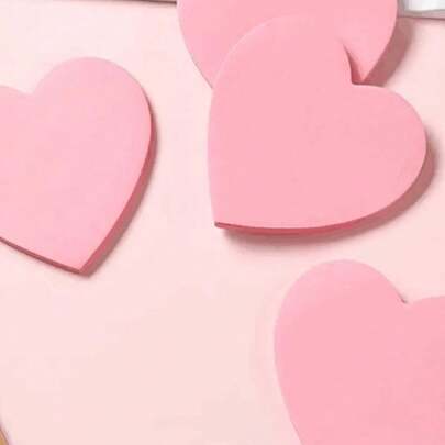 100 Sheets Heart Sticky Notes Notepad Self Sticky Note Pads Notebook Planner Sticker For Office School Stationery Accessories Back To School