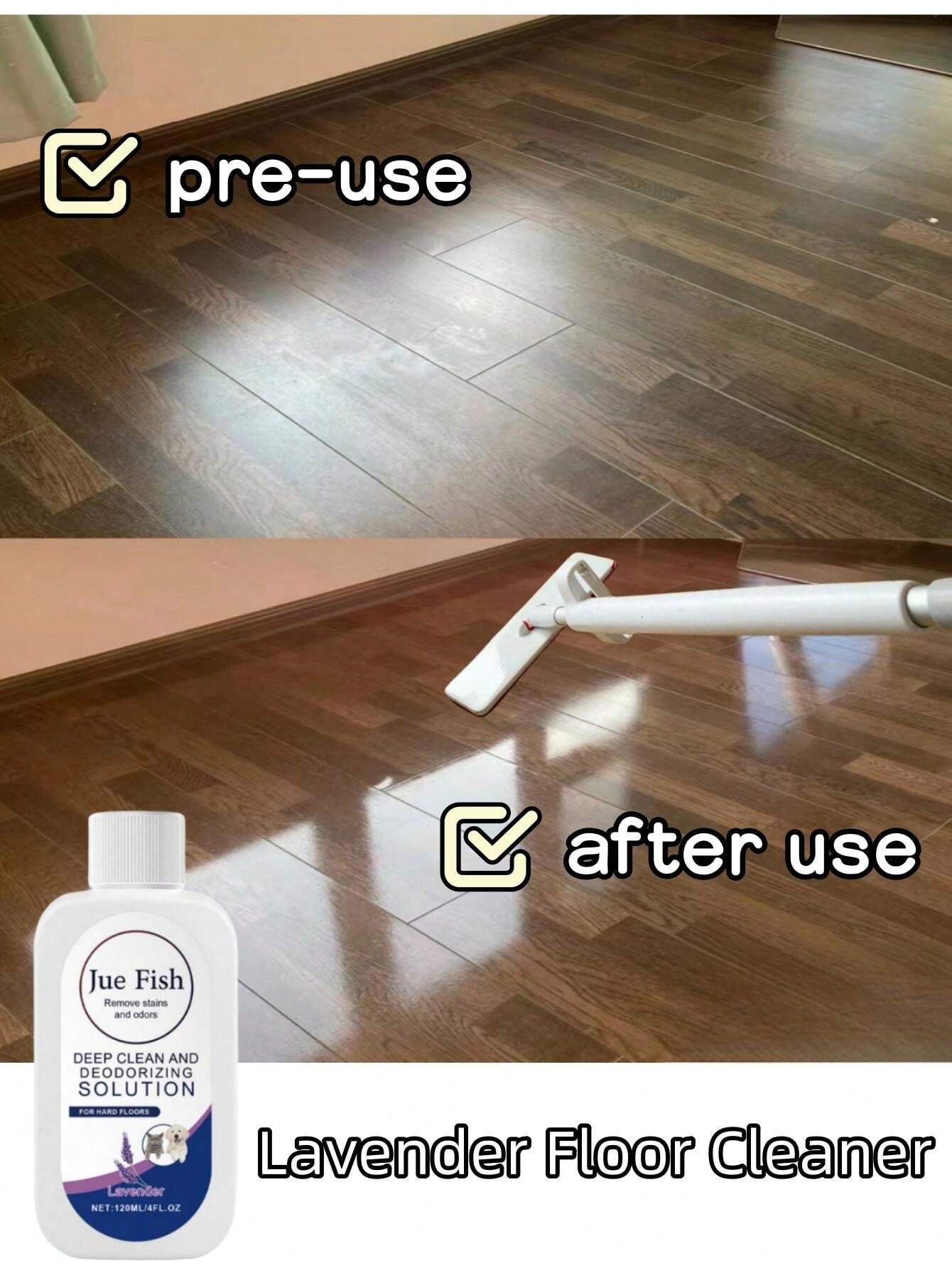 Lavender Floor Cleaner, Deep Cleans Floor & Tile, Removes Stubborn