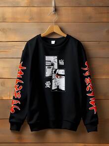 Men Sweatshirts - 黑色 - 查看 2