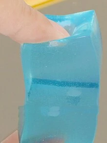 12 piezas de Mini cubos de hielo Squishy al azar, juguete lindo redondo en forma de pata de gato para aliviar el estrés y la ansiedad, son excelentes para fiestas creativas - Multicolor - Ver 4