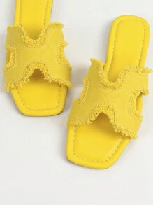 Women's Fashionable Flat Non-Slip Slippers, Spring/Summer