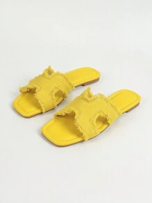 Women's Fashionable Flat Non-Slip Slippers, Spring/Summer