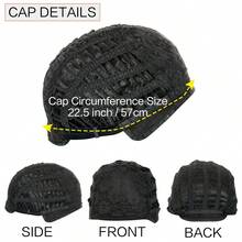 Peluca de mujer/hombre estilo mullet de los años 70 y 80, rizada y larga, para disfraz de rockstar de heavy metal, punk o Halloween, accesorio personalizado para fiesta (NEGRO) - Multicolor - Ver 8