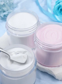 3Bottles/Set 10g Transparent White Acrylic Powder For Nail Extended Builder Sculpture Gel Polish Nail Supplies Y2K Art Nail Decoration Home Salon Beginner Set - 彩色 - 查看 1