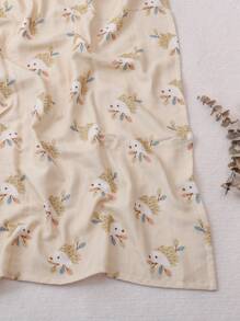 1 件夏季薄款平纹细布襁褓毯柔软接收毯中性襁褓包巾，适合男婴和女婴 - 彩色 - 查看 11