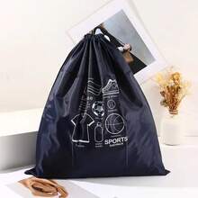 Borsa portabiti con chiusura a cordoncino, grande capacità, a prova di umidità, organizer da viaggio, con vibes boho - multicolore - Visualizzare 4