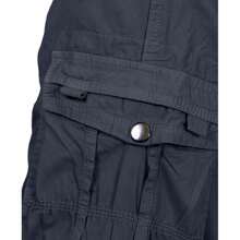 2-Pack Men's Distressed Cotton Cargo Belted Shorts - 海軍藍 & 卡其色 - 查看 8
