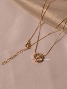 Women Pendant Necklaces - 3S5-11-金色 - 查看 3