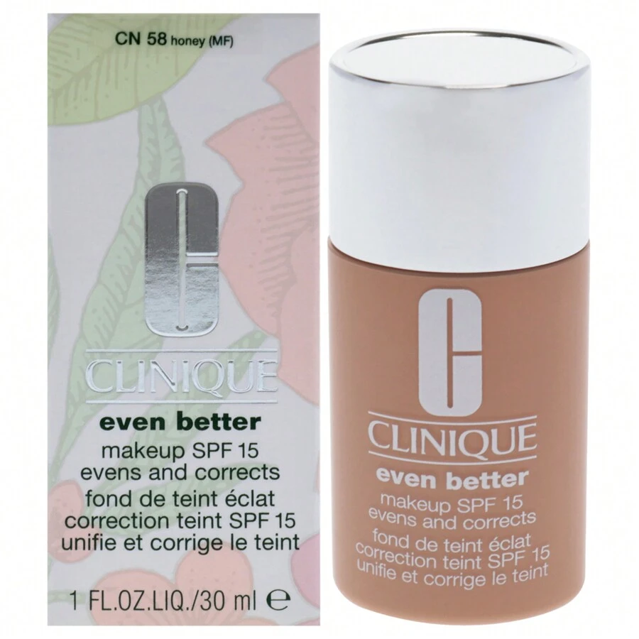 Even Better Makeup SPF 15 - CN 58 Honey (MF) - Dry To Combination Oily Skin By Clinique For Women - 1 Oz Foundation - 棕色 - 查看 1