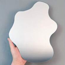 1 件现代风格、抽象几何艺术不对称形状装饰墙贴、亚克力镜面贴花、可移除自粘墙贴、墙绘、墙贴、家居装饰、卧室配件、房间装饰乙烯基贴花、用于卧室装饰、房间装饰品、用于万圣节装饰、秋季装饰、教室装饰、可移除贴纸 - 2mm - 查看 4