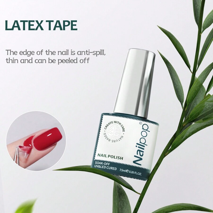 Nailpop Liquid Latex For Nails, 7ML Upgraded Antifreeze Latex Nail