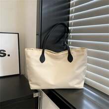 2024 New Arrival Women's High-End Oxford Cloth Handbag Large Capacity Brief Commuter Tote Bag For Laptop With Simple Design