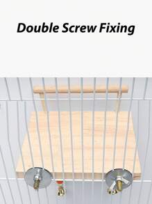 1 Stück / 2 Stück bunte Perlen Schaukel Holzständer Sitzstange Papagei Kau- und Kratzspielsachen, sortierter Blumen Acryl Glocken Deko, geeignet für Vögel in allen Jahreszeiten