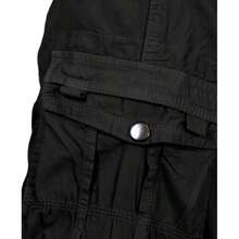 2-Pack Men's Distressed Cotton Cargo Belted Shorts - 黑色和卡其色 - 查看 8