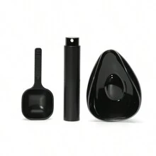 Ensemble de tasse de dosage de grains de café et de bouteille de pulvérisation, récipient de dosage en céramique/plateau de mesure à dose unique pour café ou thé, plateau de dosage de café en céramique avec vaporisateur à café expresso et cuillère, réduit l'électricité statique du café, accessoires à café expresso pour bar à café, retour à l'école