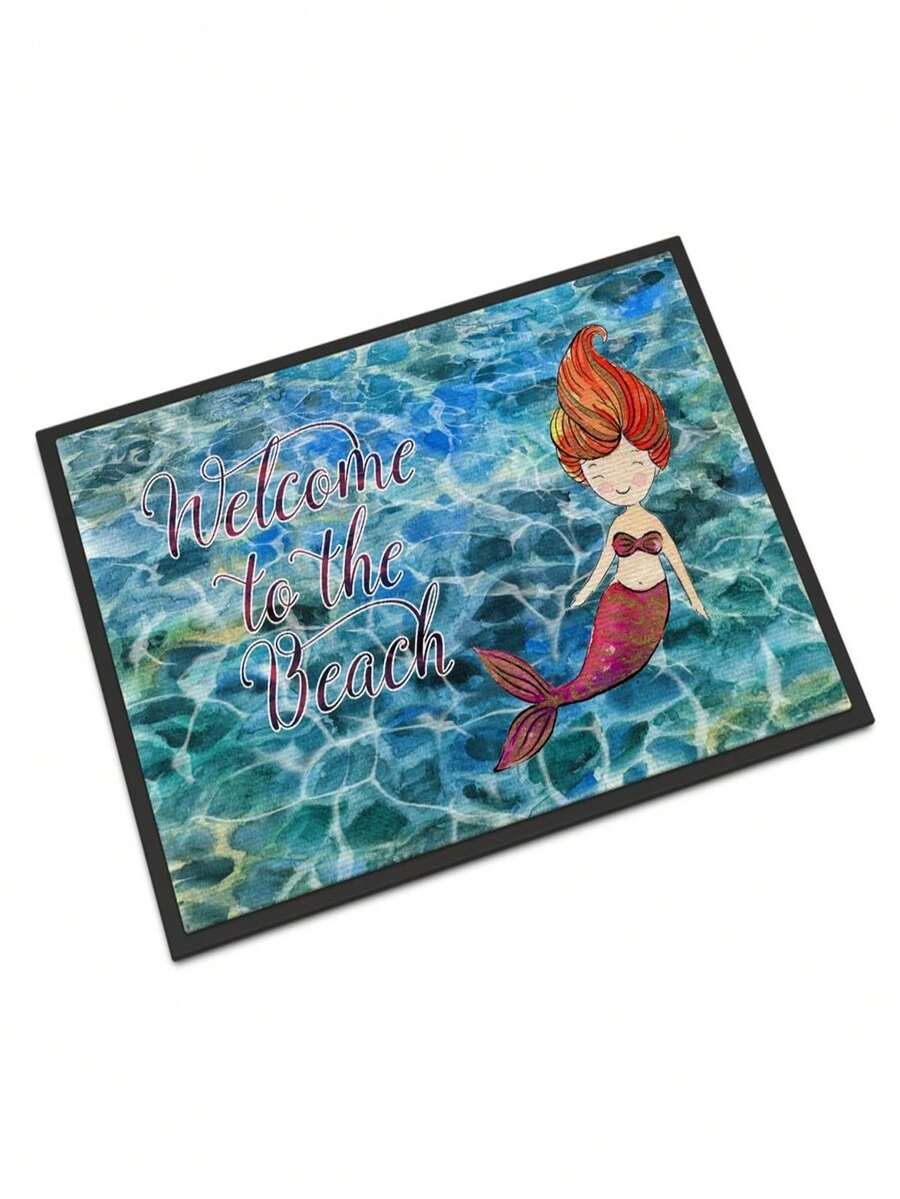 Carolines Treasures BB8521JMAT Mermaid Water Welcome Indoor Or Outdoor Mat - 24 X 36 In. - Nhiều màu - Xem 1
