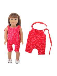 1pc Doll Clothes Set For 18-Inch American Dolls, Doll Princess Dress, Doll Tulle Skirt, Doll Floral Dress, Doll Sleeveless Dress, Fashion Doll Accessories Gift For Girls' Dolls' Birthday, Holiday, And Toys