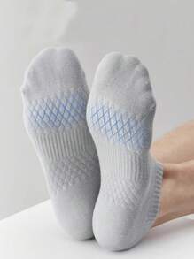 1/5 Pasang Kaos Kaki Pendek Olahraga Lari Pria Musim Semi/Panas Bernapas dan Menyerap Guncangan - MultiWarna - View 4
