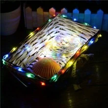 Waterproof Solar Power Lights Outdoor 72FT 200 LED Copper Wire 8 Modes Fairy Party Christmas String Lights - 多色的 - 查看 5