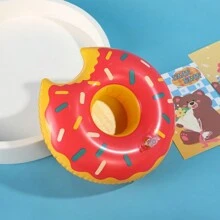 1pc Creative Inflatable Drink Holders, Floating Inflatable Cup Holders Beverage Coasters, Suitable For Pool Party Festival, Make Pool Parties Fun And Exciting With This Inflatable Drinks Holder!, Beach Essentials, Beach Accessories