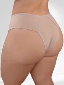 Plus Size Bra & Panty Sets - 黑色胸罩尺寸 50 + 3 條內褲尺寸 50(多種顏色) - 查看 11