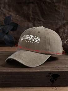 1pc Men's Letter Printed Outdoor Casual Fashion Sun Protection Adjustable Baseball Cap Trucker Hat, Suitable For Daily Wear