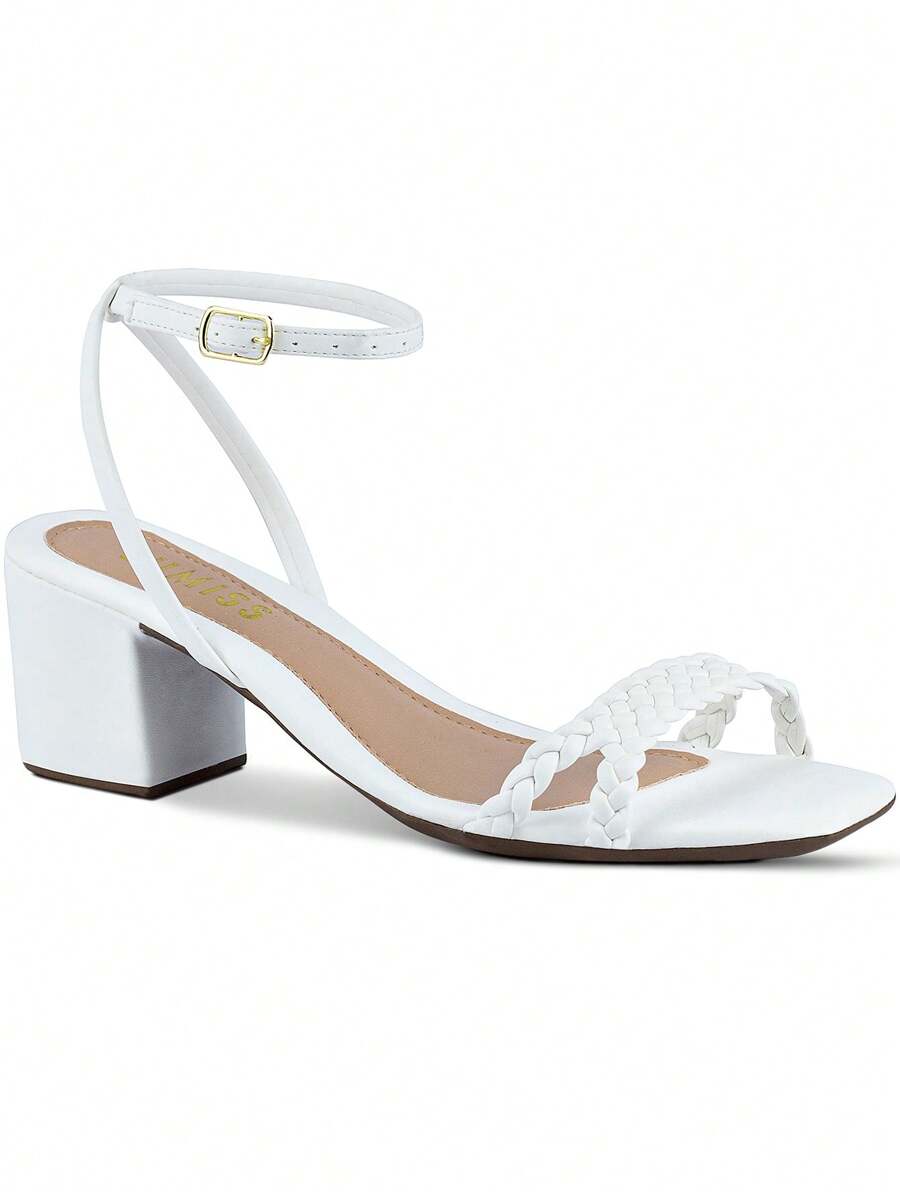 Lumiss Women Heeled Sandals - trắng - Xem 1