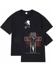 Men T-Shirts - 黑色 - 查看 2