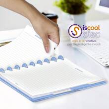 Caderno de Disco ISCOOL Inteligente Oceania Maré - M (17 cm x 23 cm) - Visão 10