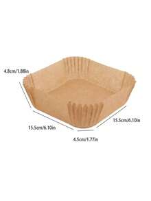 10/50/100/300 Pieces, Square/Round Air Fryer Lining Paper Air Fryer Paper Baking Paper, Paper Basket Bowl, Baking Pan, Oven Accessories, Baking Tools, Kitchen Gadgets, Kitchen Accessories - Multicolor - View 7