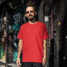 Men T-Shirts - 紅色 - 查看 2