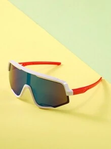 1 par Gafas de moda para deportes al aire libre y ciclismo para niños, gafas de protección a prueba de viento y de moda unisex - Multicolor - Ver 11